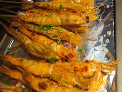 铁板火焰虾-绿茶餐厅(华联万柳店)