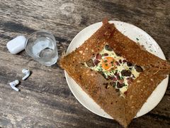 鸡蛋蘑菇熏肉荞麦可丽饼-RAC BAR(安福路店)