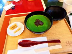 温抹茶白玉ぜんざい-中村藤吉(本店)