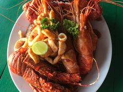 海鲜拼盘-Green Lobster Waskaduwa Seafood Restaurant