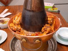 鸡肉锅-超越炭火牛蛙火锅鸡(河东店)