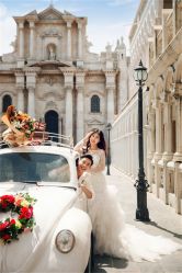 欧美时尚-巴黎婚纱摄影工作室