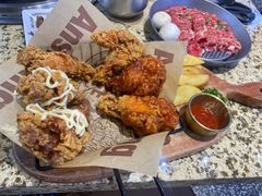 炸鸡拼盘-安又胖韩国烤肉(美罗城店)