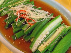 油淋秋葵-恭敬李·烤鸭(天坛北门店)