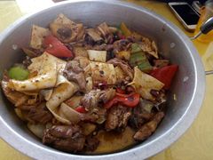-炕锅羊肉土火锅面片大王