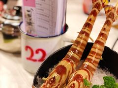 花竹虾-鲜入围煮花胶鸡海鲜火锅