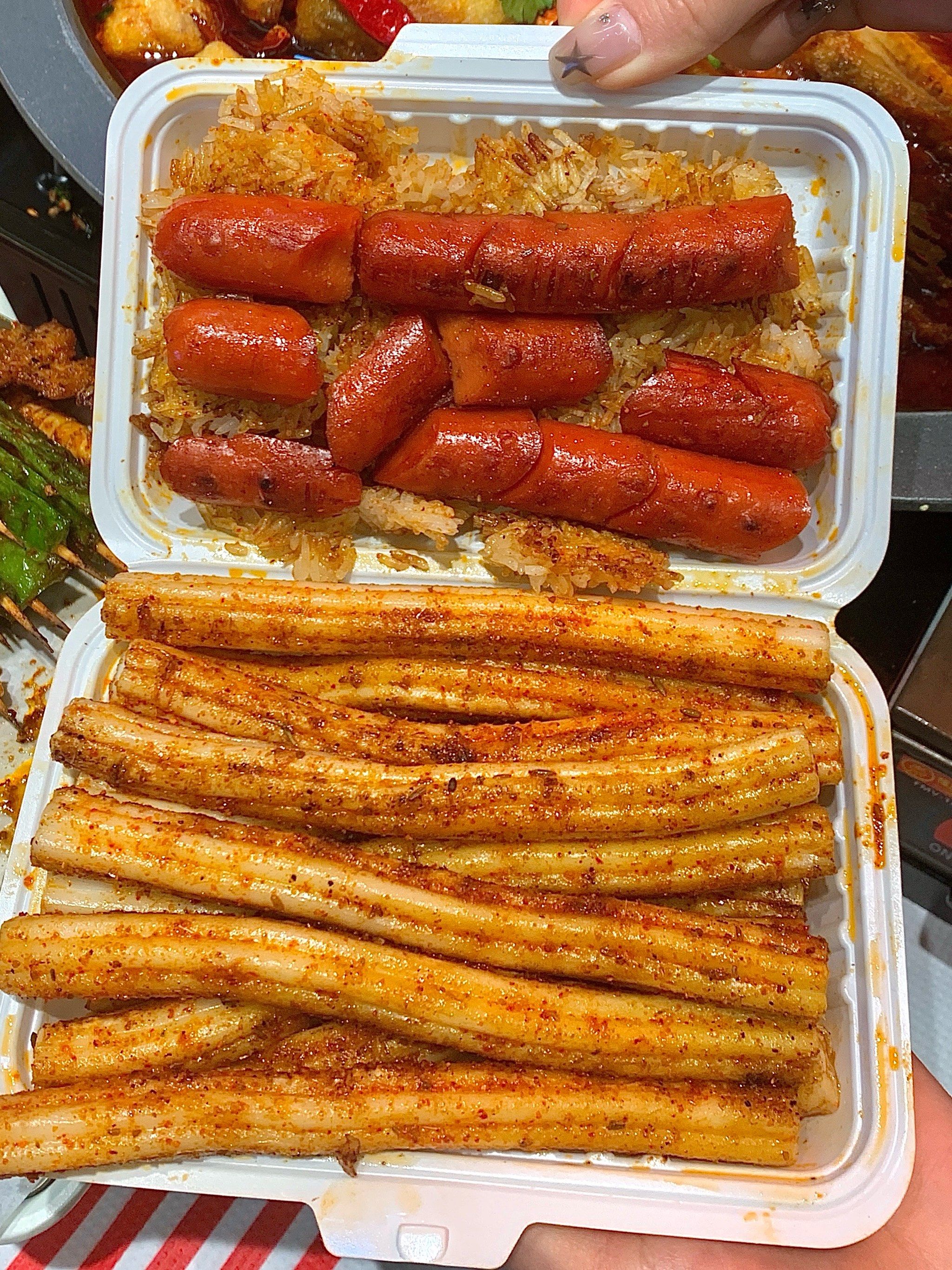 吃上了!烤米饭!烤粉耗子🥹