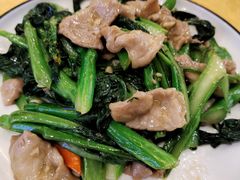 菜心炒爽滑肉片-菜鸟餐厅(珠江医院店)