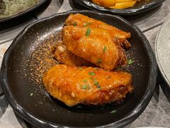 蜂蜜蒜香鸡中翅-盐说Salt Talk北美风味西餐厅(海上世界店)