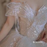 绝美长拖主婚纱～