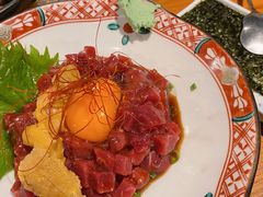 生牛肉拌海胆-九州酒场ひこぞう(2号店)