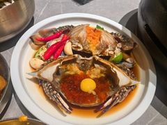 -草家酱蟹炭火烤肉店(珲春南路一店)