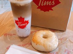白桃生椰拿铁-Tims天好咖啡(江干万象城店)