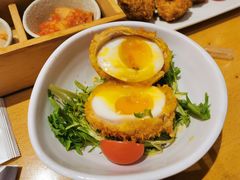 酥炸猪肉裹温泉蛋-胜博殿日式炸猪排(西红门店)