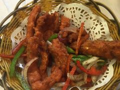 红烧豆腐烩小黄鱼-玲珑餐厅(陕西南路店)