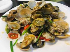 姜葱炒花甲-皓景海鲜·地标美食(双月湾店)