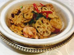 陕味莲菜炒肉-汉唐宴长安食府