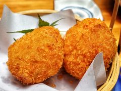 炸奶油蟹肉可乐饼-笑福亭日式料理店(财富中心店)