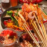 和喜欢的人一起吃牛肉串串火锅zui巴适｜唐粩丫·串串火锅