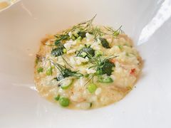 芦笋烩饭配蟹肉-Jean Georges