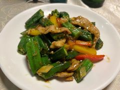 秋葵炒猪颈肉-小煵记·打边炉(西丽文光店)