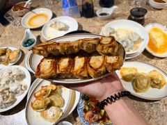 香辣牛肉锅贴-金谷园饺子馆(北邮总店)