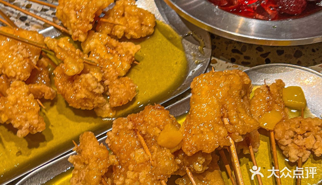 谁吃过…沈阳锅包肉是一串一串的啊！