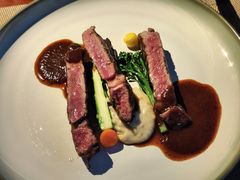 香煎澳洲M5牛眼肉佐黑胡椒汁-Olive橄榄花园漂亮饭主题布置餐厅(大望路店)