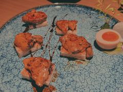 煎法国鹅肝配烤面包-初花·日本料理