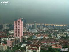 从房间另外一个窗看出去-上海璞麗酒店