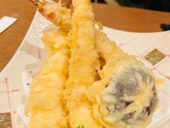 京葱丝炸虾天妇罗-水之惠鲜鱼料理(王府大街店)