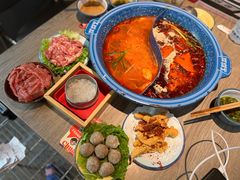 重庆原始红油现炒锅底-王歘歘·chuǎ火锅(五道营店)