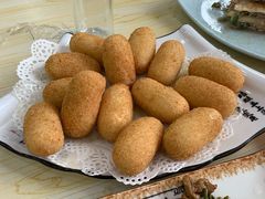 炸鲜奶-老舅老蒙肉饼非遗店(一店)