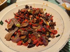 小炒鹿茸菇-楼兰新疆菜(江宁万达店)