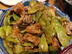 排骨焖油豆角-金勺缘东北菜馆(牡丹园店)