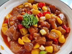红焖牛筋-月圆霖特色农家乐