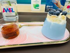 盐之花藻蓝蛋白椰子雪燕胶原酸奶-Blueglass酸奶(华贸购物中心店)