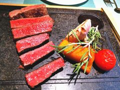 澳洲特拉克拉西冷牛排-蜜桃花开·中西融合菜E&W(南长街店)