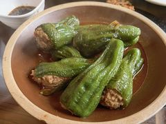 灌肉虎皮青椒-阿财老铺·凤阳土菜馆