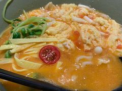 番茄菌菇鸡蛋面-陳八两面家(滨江天街店)