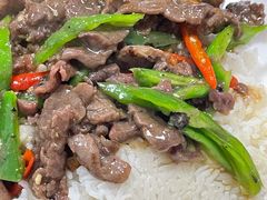 指天椒牛肉饭-好好滋味茶餐厅
