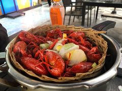 高压锅蒸大虾-蚝翅·海鲜粥·烧烤·宁夏滩羊季(玉米楼店)
