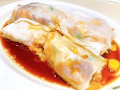 爽滑鲜虾拼栗米叉烧肠粉-香港池仔记肠粉王(博多新记襄阳南路店)