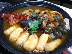 田螺鸭脚煲-老表记广西宵夜螺蛳鸭脚煲(西大店)