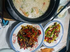 海鲜粥-龚海宝· 烧烤· 羊肉原切挂糊更好吃(庄市店)