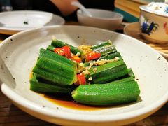 浇汁秋葵-潮粥荟·潮汕砂锅粥(朝阳大悦城店)