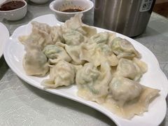 角瓜鸡蛋虾仁水饺-黄家饺子东北特色菜馆(湖滨商业街店)