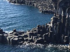 中文大浦海岸柱状节理带-柱状节理带