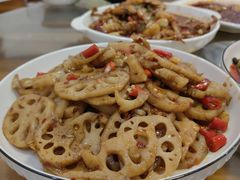 酱爆藕片-老丁鸭脚餐厅