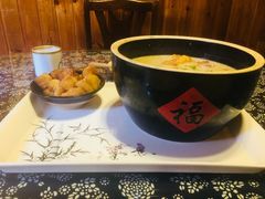肉沫烩油条-老字号农家宴